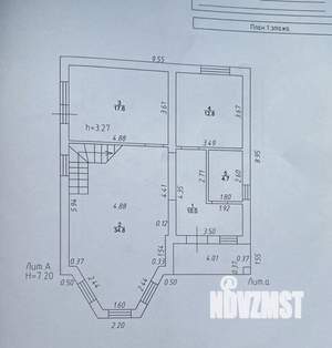 Коттедж 175м², 2-этажный, участок 6 сот.  