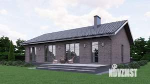 Дом 110м&sup2;, 1-этажный, участок 6 сот.  