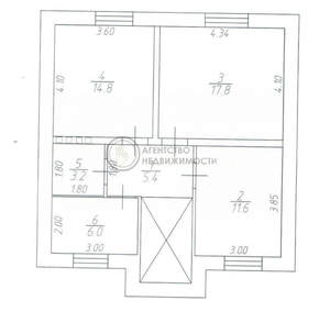 Дом 140м&sup2;, 2-этажный, участок 6 сот.  