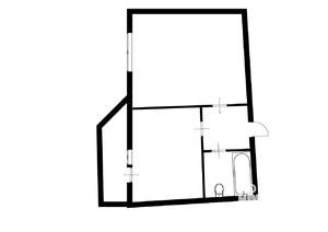 1-к квартира, на длительный срок, 40м2, 6/12 этаж