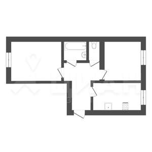 2-к квартира, на длительный срок, 49м2, 5/5 этаж