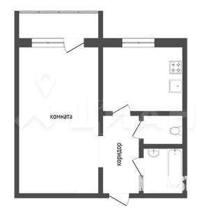 1-к квартира, на длительный срок, 34м2, 3/10 этаж