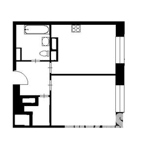 1-к квартира, на длительный срок, 38м2, 5/11 этаж