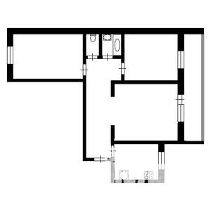 2-к квартира, на длительный срок, 70м2, 14/23 этаж