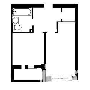 1-к квартира, на длительный срок, 38м2, 6/19 этаж