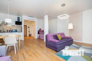 Студия квартира, посуточно, 53м2, 8/24 этаж