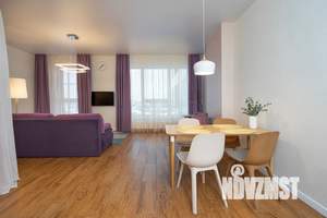 Студия квартира, посуточно, 53м2, 8/24 этаж