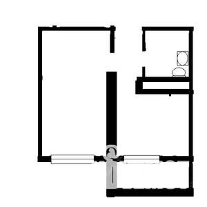 1-к квартира, на длительный срок, 33м2, 2/11 этаж