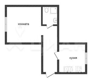 1-к квартира, на длительный срок, 38м2, 8/14 этаж