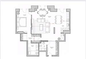 2-к квартира, на длительный срок, 100м2, 2/8 этаж