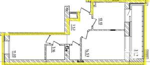 2-к квартира, на длительный срок, 48м2, 9/9 этаж