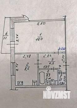 1-к квартира, на длительный срок, 38м2, 1/9 этаж