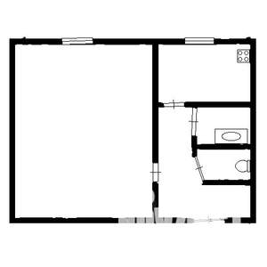 1-к квартира, на длительный срок, 31м2, 3/5 этаж