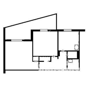 2-к квартира, на длительный срок, 52м2, 2/9 этаж