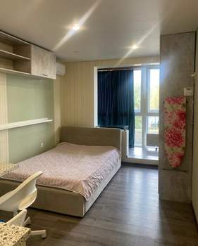 Студия квартира, на длительный срок, 28м2, 2/19 этаж