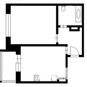 1-к квартира, на длительный срок, 36м2, 1/10 этаж