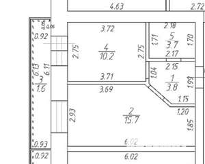 1-к квартира, на длительный срок, 35м2, 6/10 этаж