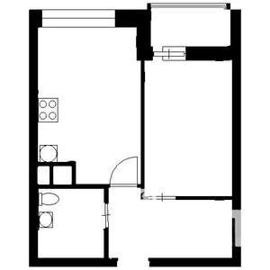 1-к квартира, на длительный срок, 35м2, 9/23 этаж
