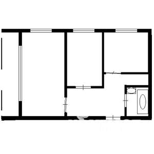 2-к квартира, на длительный срок, 52м2, 3/9 этаж