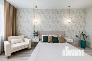 1-к квартира, посуточно, 44м2, 1/1 этаж