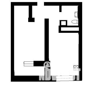 1-к квартира, на длительный срок, 46м2, 5/19 этаж