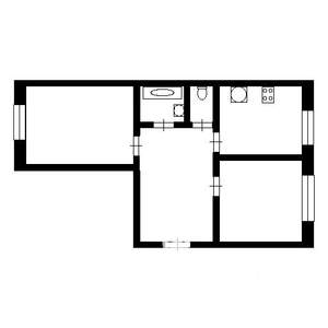2-к квартира, на длительный срок, 55м2, 10/14 этаж