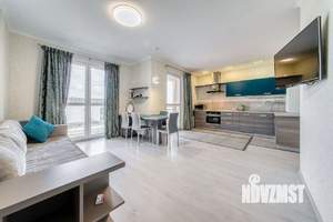 Студия квартира, на длительный срок, 44м2, 15/25 этаж