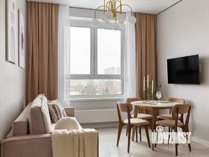 1-к квартира, посуточно, 40м2, 6/24 этаж