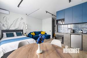 Студия квартира, посуточно, 32м2, 2/24 этаж