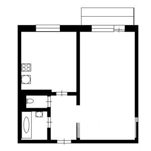1-к квартира, на длительный срок, 42м2, 2/20 этаж