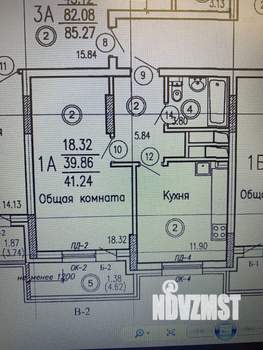 1-к квартира, на длительный срок, 42м2, 17/20 этаж
