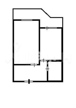 1-к квартира, на длительный срок, 43м2, 9/10 этаж