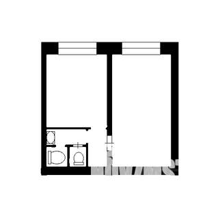 1-к квартира, на длительный срок, 30м2, 5/5 этаж