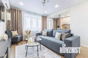 2-к квартира, посуточно, 47м2, 1/1 этаж