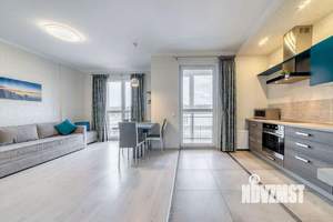 Студия квартира, на длительный срок, 44м2, 15/25 этаж