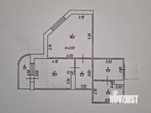 1-к квартира, на длительный срок, 49м2, 16/16 этаж