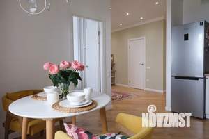 1-к квартира, посуточно, 44м2, 16/21 этаж