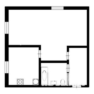 1-к квартира, на длительный срок, 31м2, 2/4 этаж