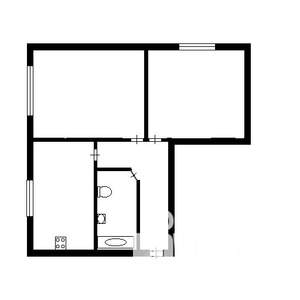 2-к квартира, на длительный срок, 52м2, 3/3 этаж