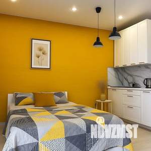 Студия квартира, посуточно, 35м2, 17/26 этаж