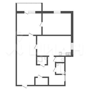 1-к квартира, на длительный срок, 36м2, 5/9 этаж