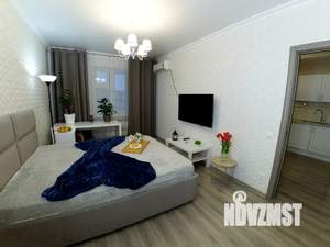 1-к квартира, посуточно, 44м2, 6/14 этаж