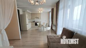 1-к квартира, посуточно, 45м2, 15/17 этаж