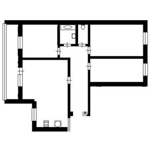 4-к квартира, на длительный срок, 70м2, 5/10 этаж