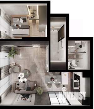 2-к квартира, на длительный срок, 60м2, 5/20 этаж