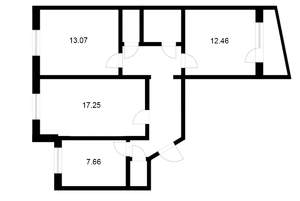 3-к квартира, на длительный срок, 75м2, 8/9 этаж