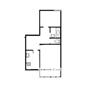 2-к квартира, на длительный срок, 52м2, 6/9 этаж