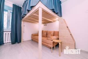 1-к квартира, посуточно, 16м2, 1/1 этаж