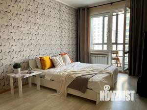 1-к квартира, посуточно, 43м2, 9/18 этаж