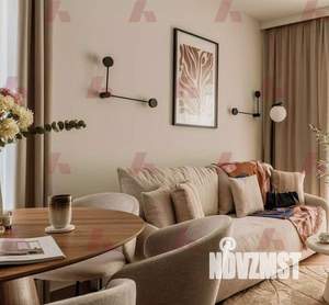 1-к квартира, на длительный срок, 44м2, 20/23 этаж